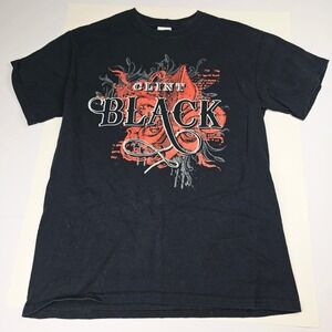 Clint Black Concert Tour Graphic T-Shirt Gildan Mens‎ Size M